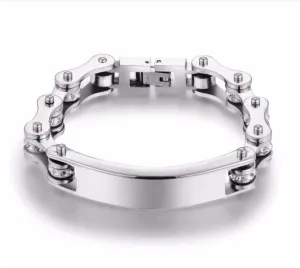 Cycolinks Custom 10mm Crystal Personalised ID Bracelet