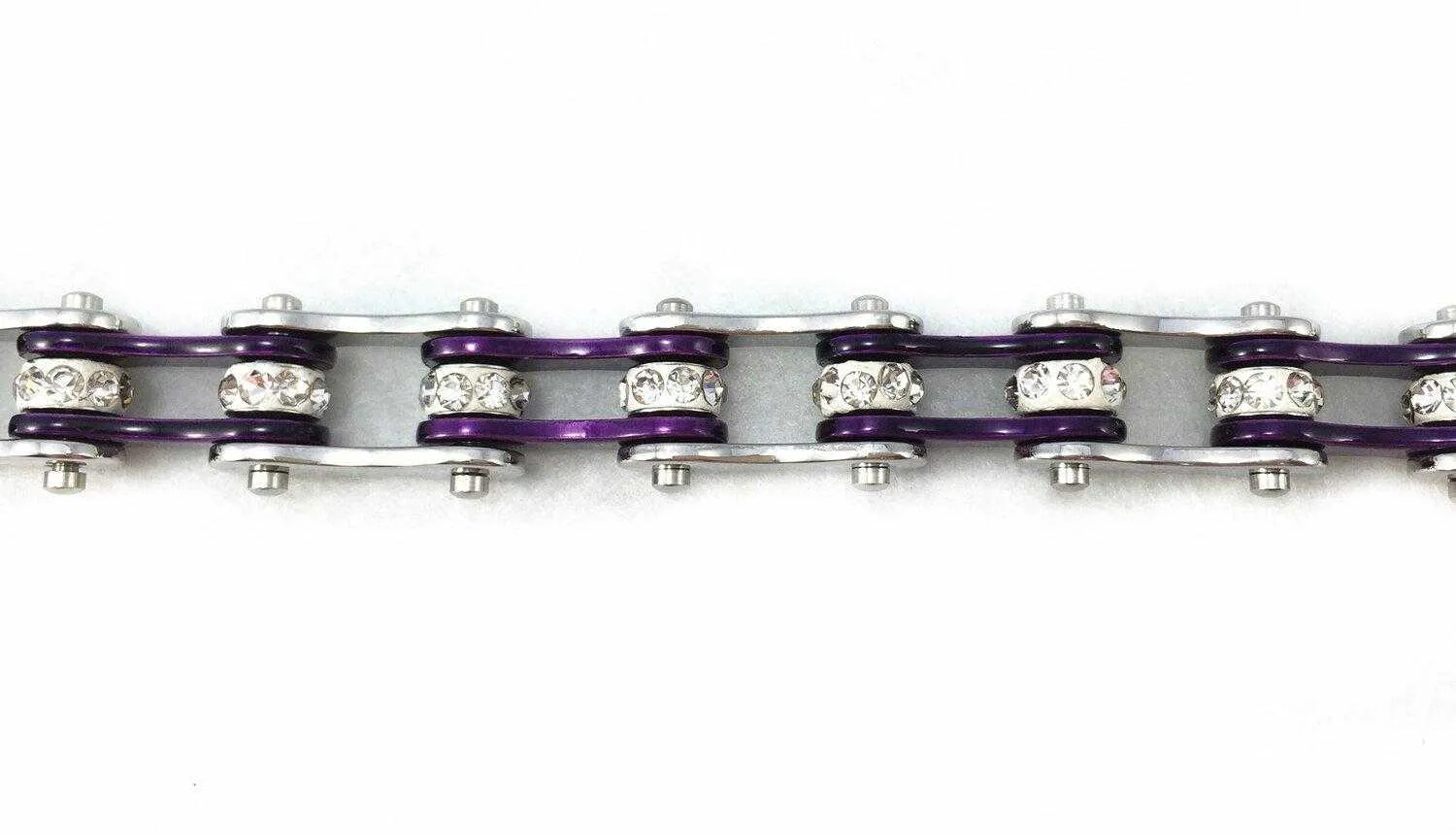 Cycolinks Punk Purple Crystal Bracelet