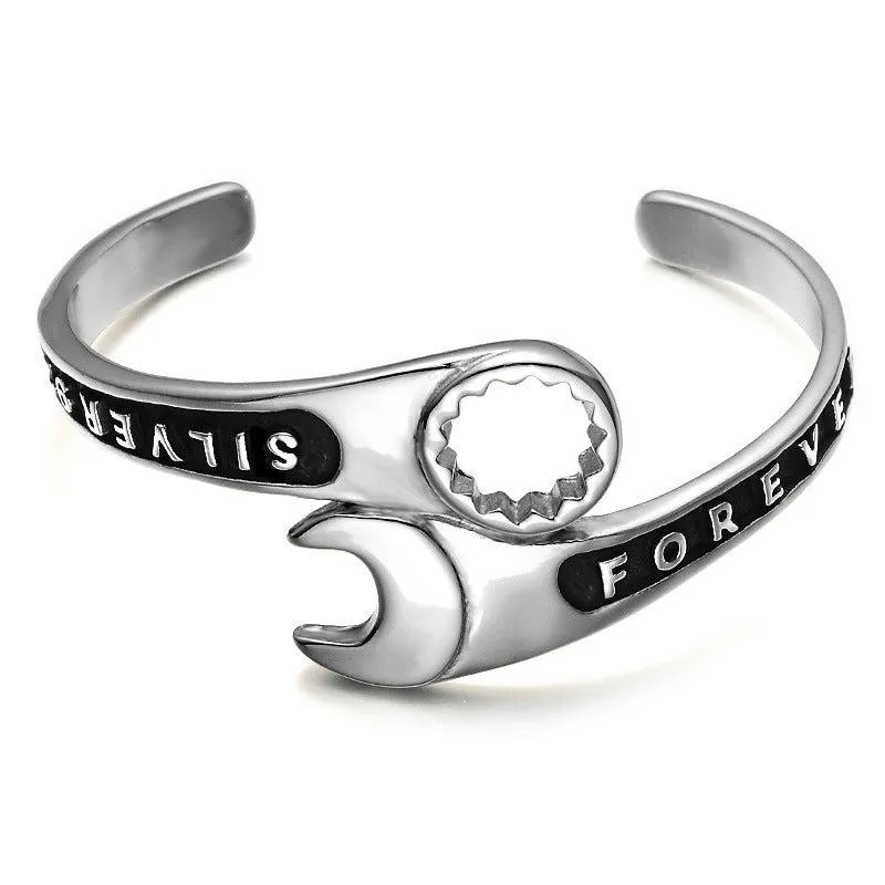 Cycolinks Resizable Stainless Steel Wrench Bracelet