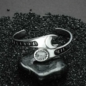 Cycolinks Resizable Stainless Steel Wrench Bracelet