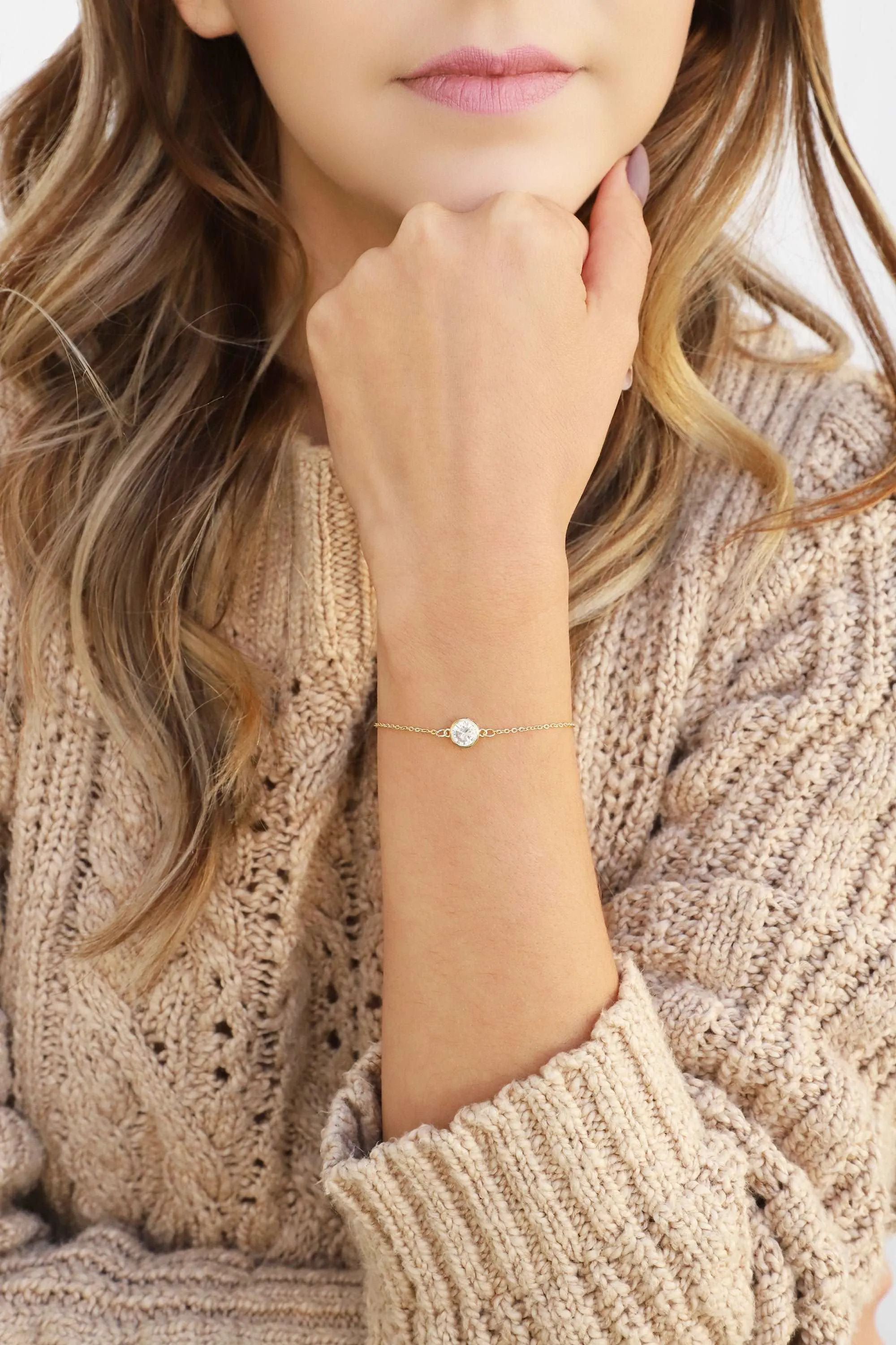 CZ Stacking Bracelet, Bridesmaids Gift