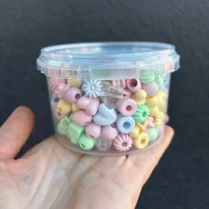 Dantoy Pastel Recycled Beads 280