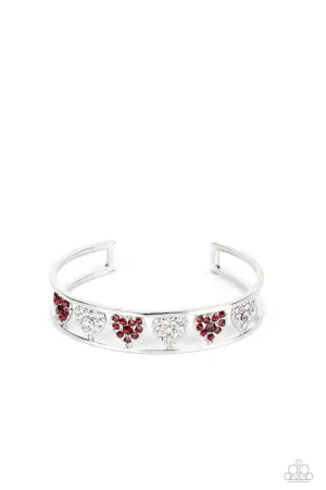 Decadent Devotion - Red (Heart) Bracelet