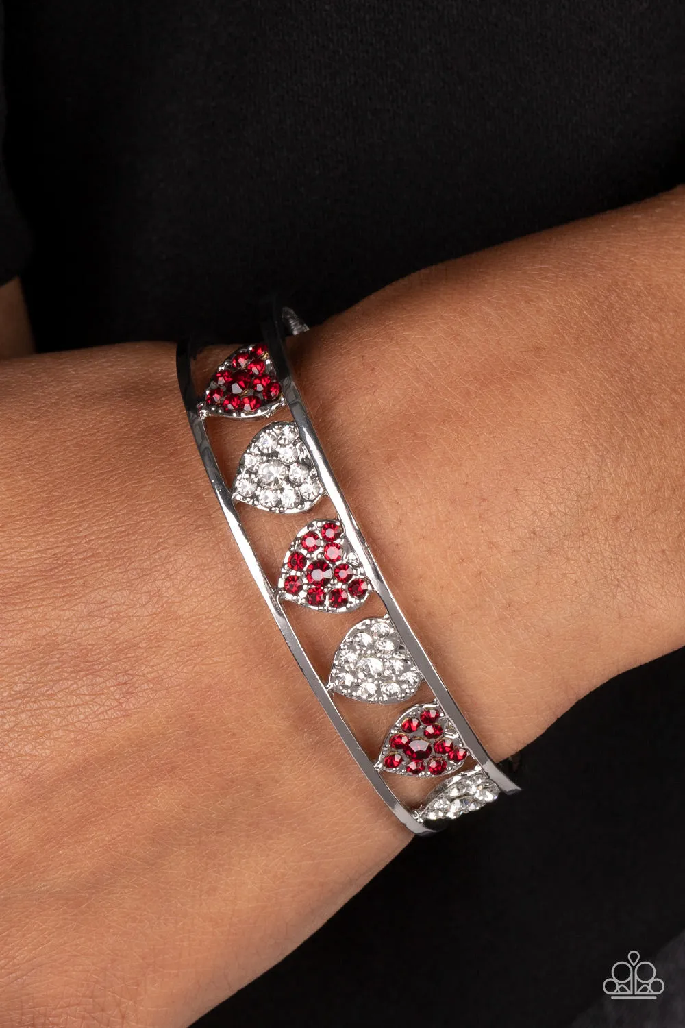 Decadent Devotion - Red (Heart) Bracelet