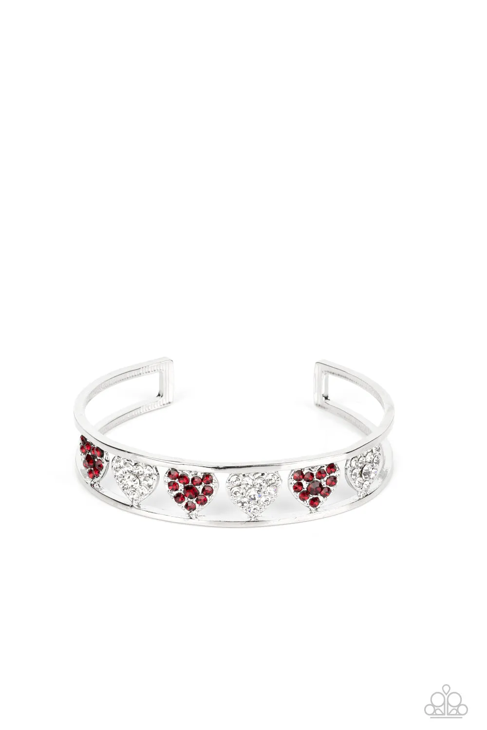 Decadent Devotion - Red (Heart) Bracelet