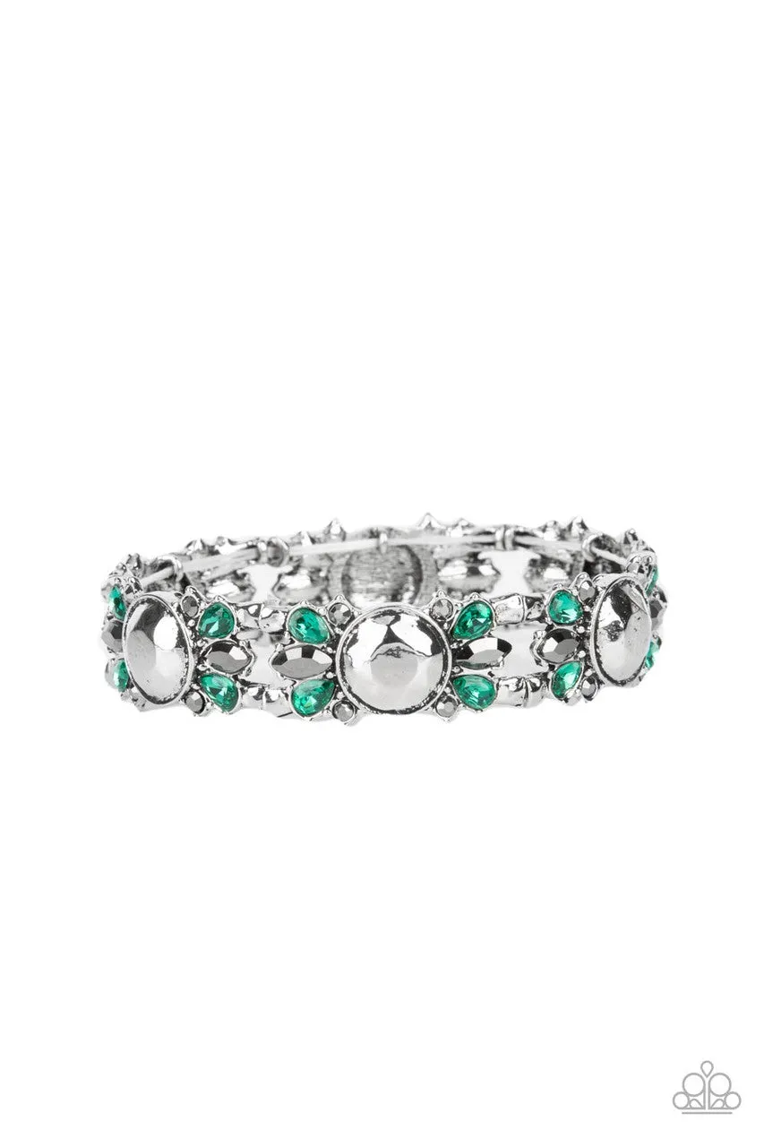 Definitively Diva Green Paparazzi Bracelet