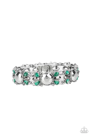 Definitively Diva Green Paparazzi Bracelet