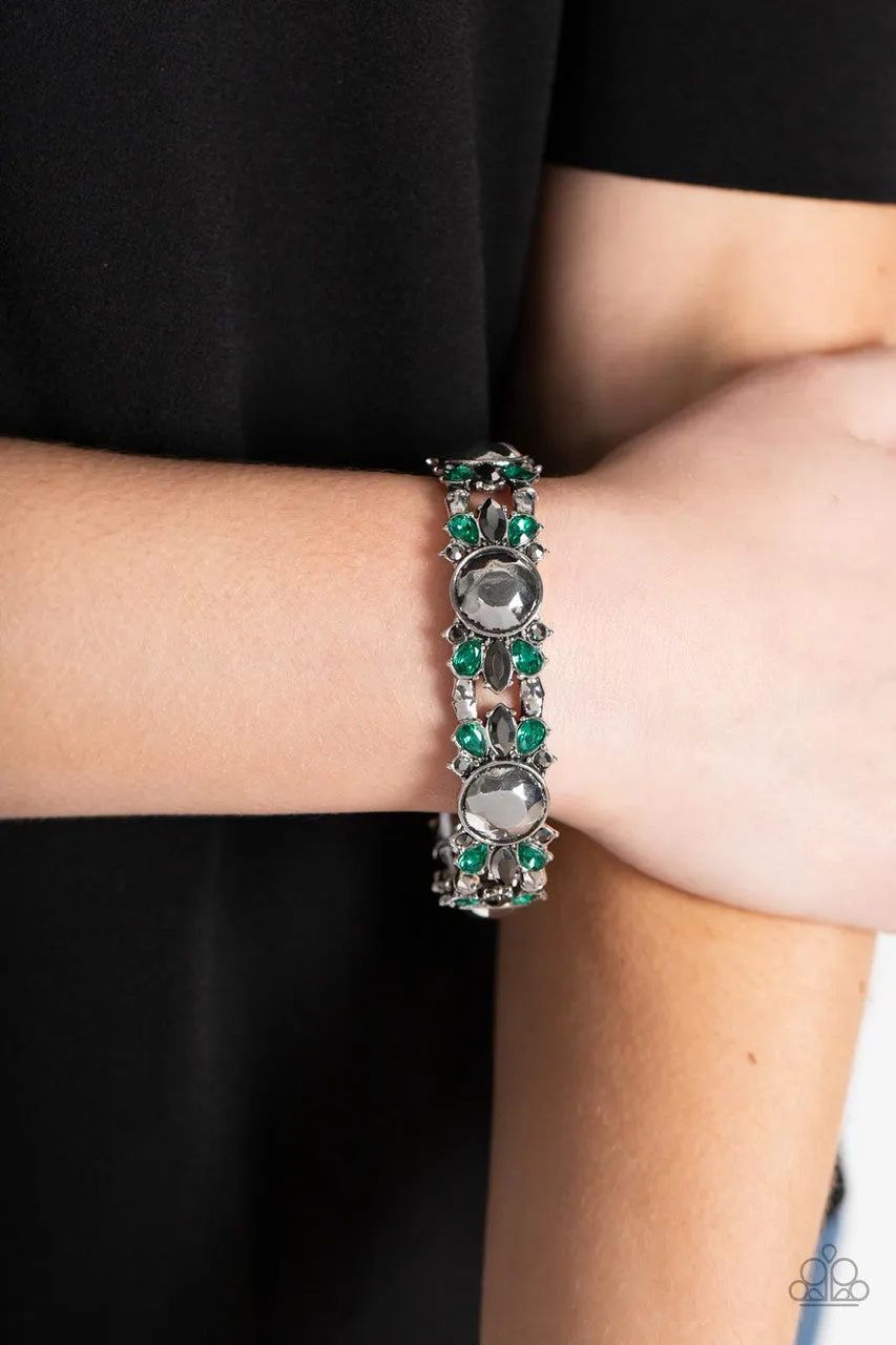 Definitively Diva Green Paparazzi Bracelet