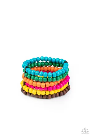Diving in Maldives Multi Paparazzi Bracelet