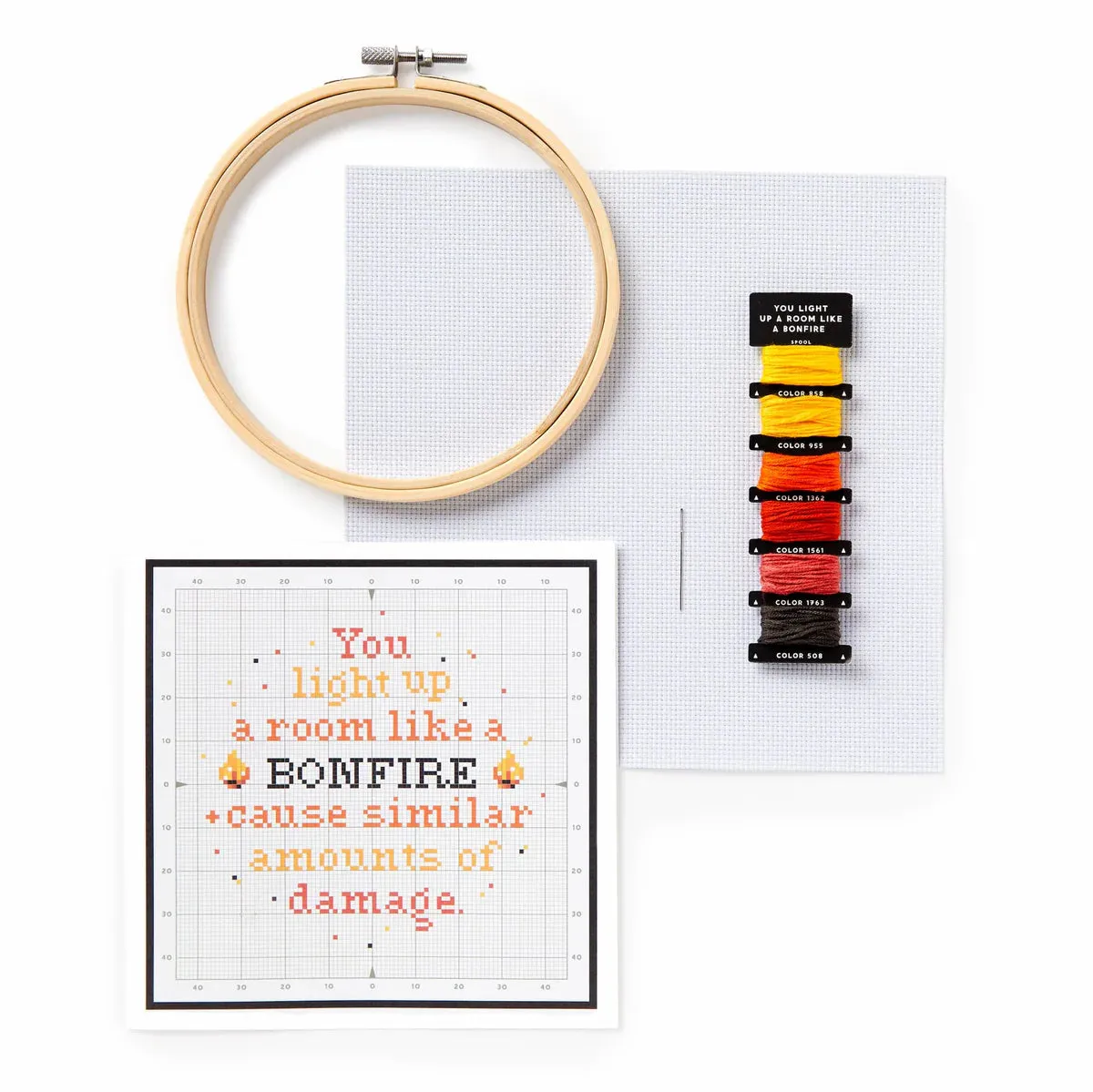 DIY Cross Stitch | You Light up a Room