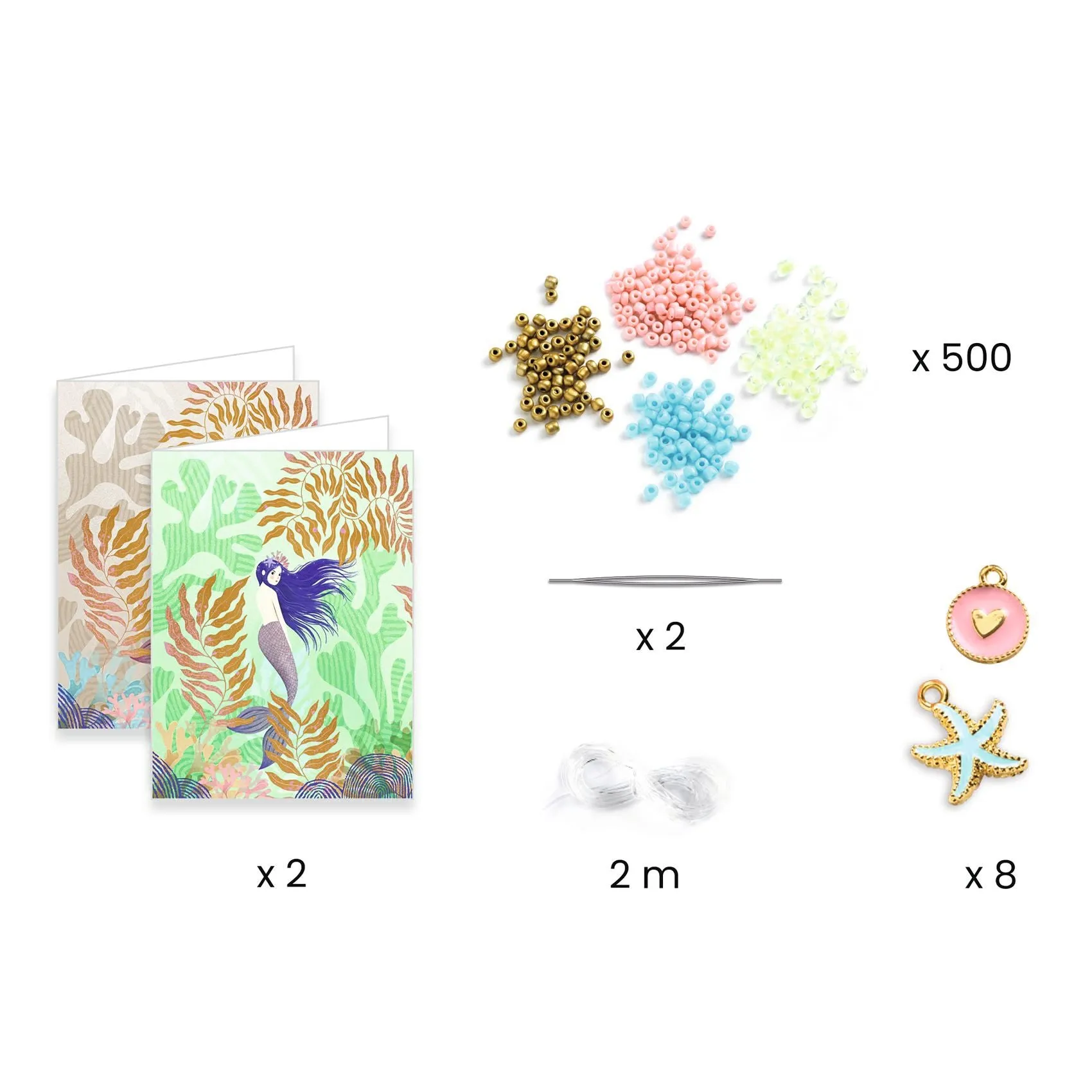 Djeco Bracelets Craft Duo - Sea Multi-Wrap