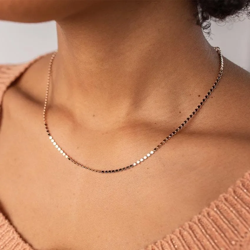 Dot Chain Necklace & Earring Set