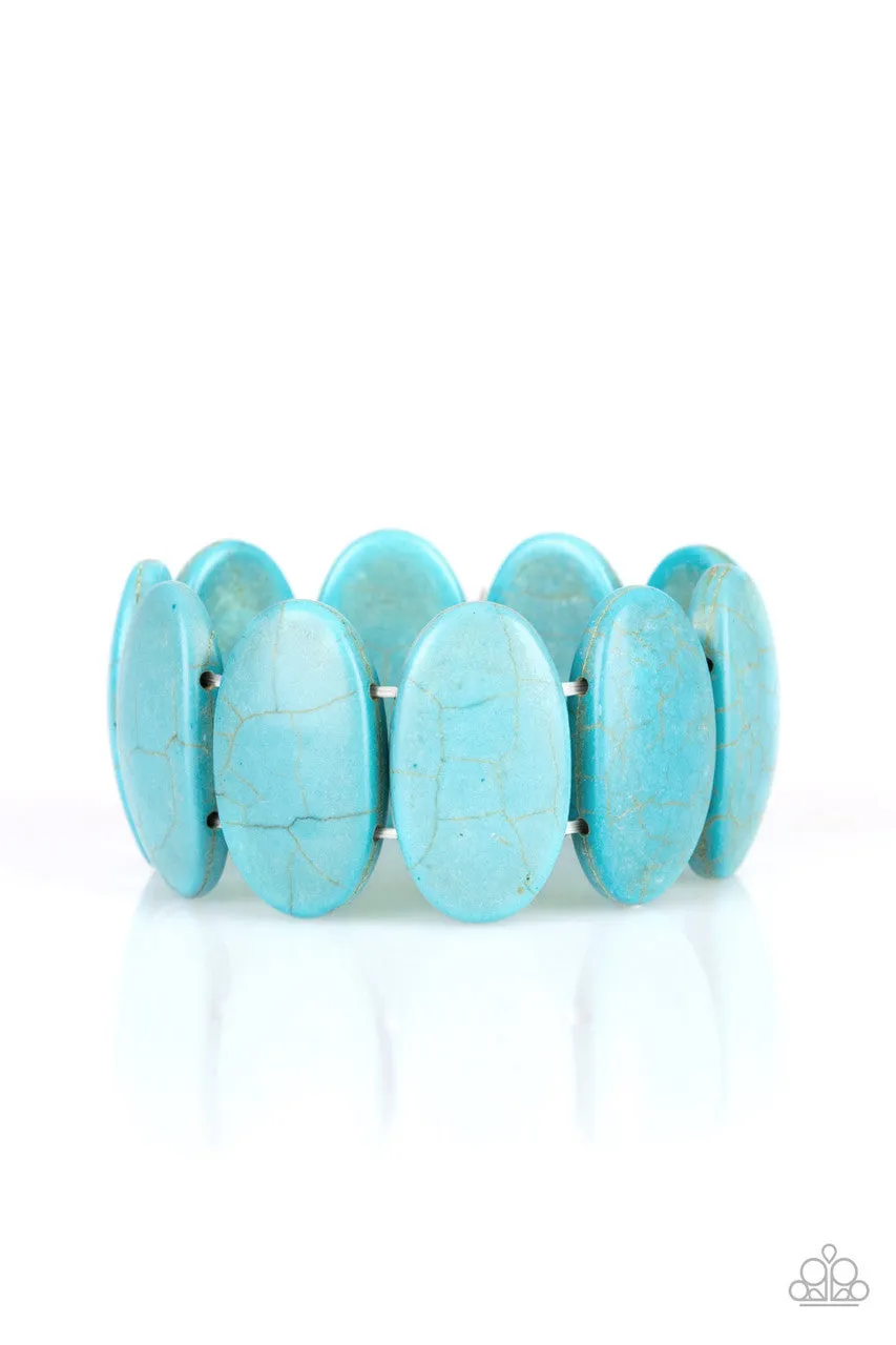 Dramatically Nomadic Blue Paparazzi Bracelet