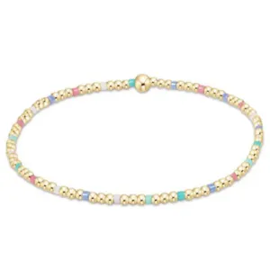 egirl Hope Sincerity Pattern 2mm Bead Bracelet Hot Mess