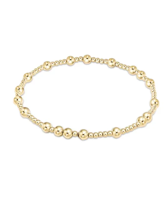 egirl Hope Unwritten 4mm Bead Bracelet - Gold