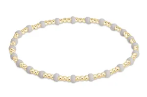 ENewton Gameday Hope Gold Sincerity Bracelet - White