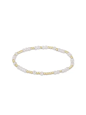 enewton Hope Unwritten 3mm Bead Bracelet: Pearl