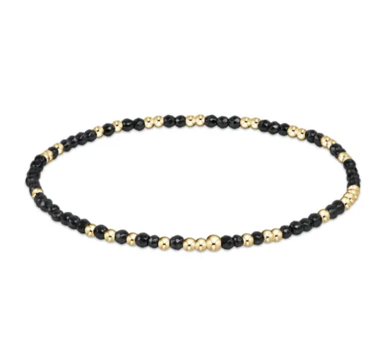ENewton Hope Unwritten Gemstone 2mm Bead Bracelet - Faceted Hematite