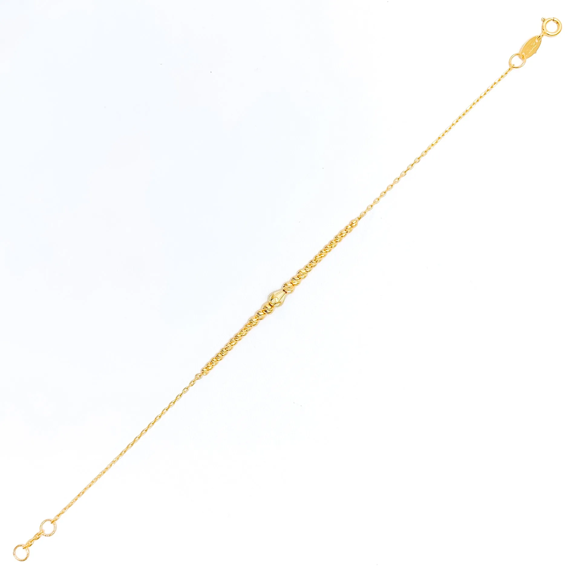 Ethereal Dainty 21k Gold Bracelet
