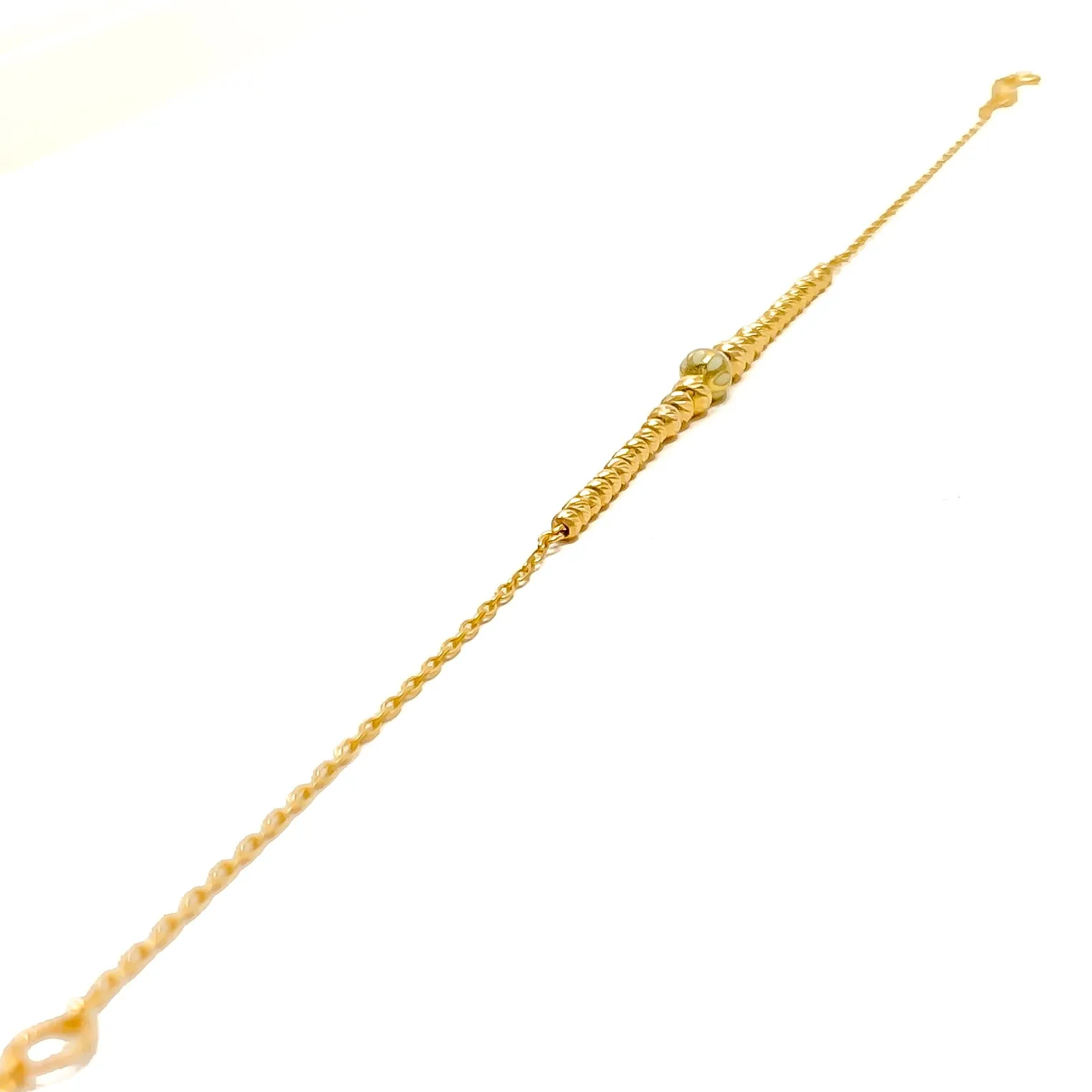 Ethereal Dainty 21k Gold Bracelet