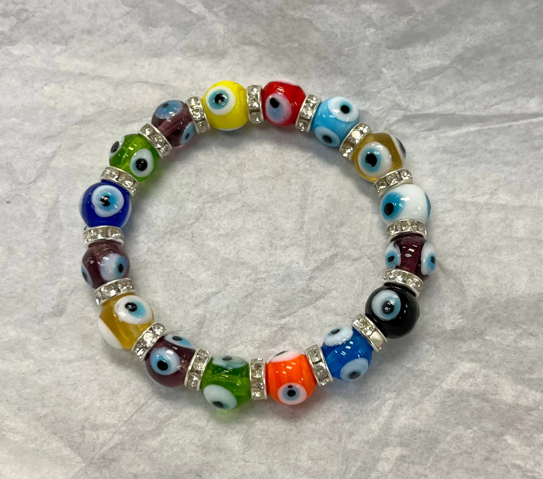 Evil Eye Bracelet Glass