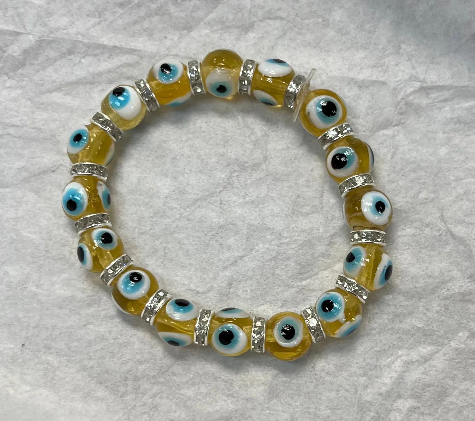 Evil Eye Bracelet Glass