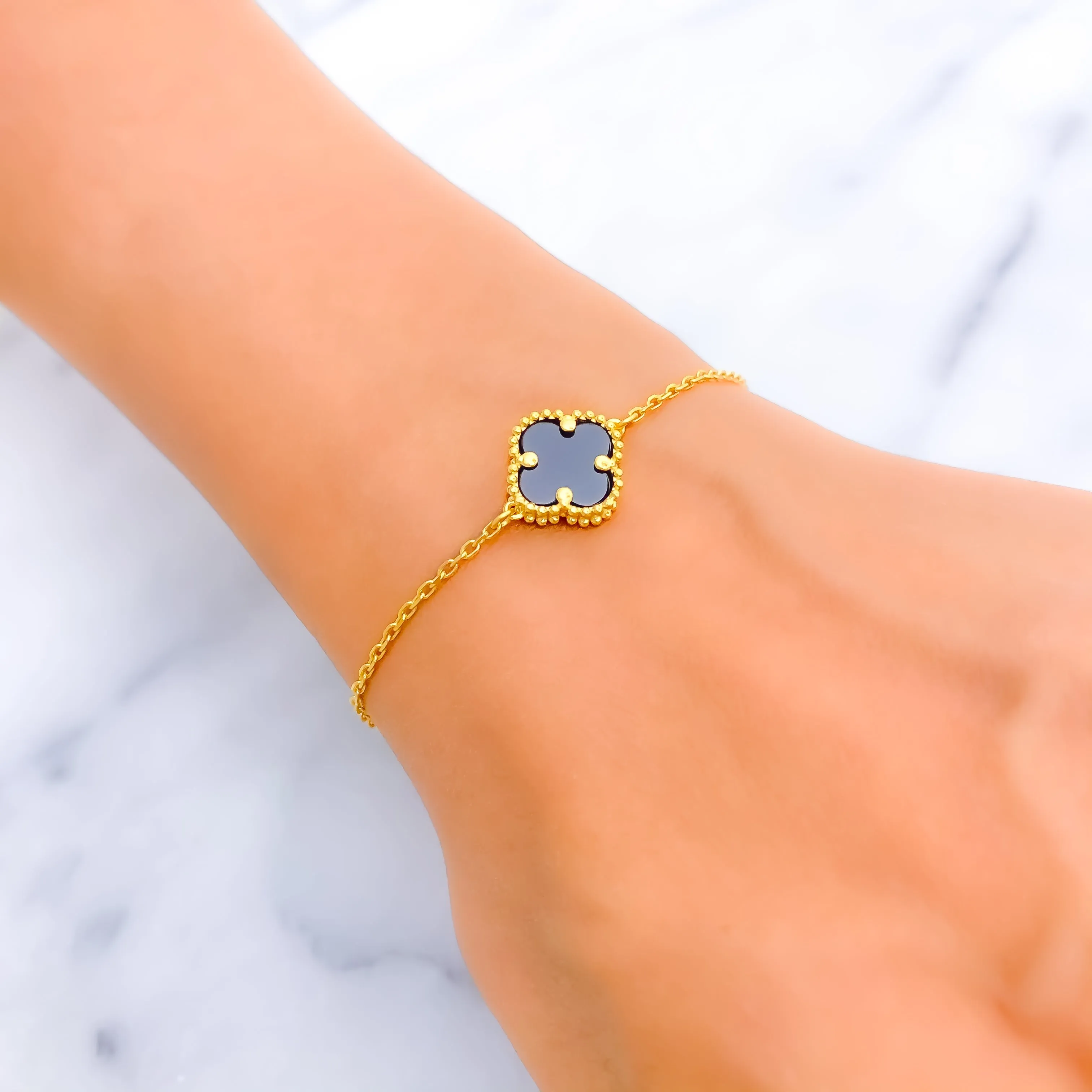 Exclusive Ornate 21k Gold Bracelet