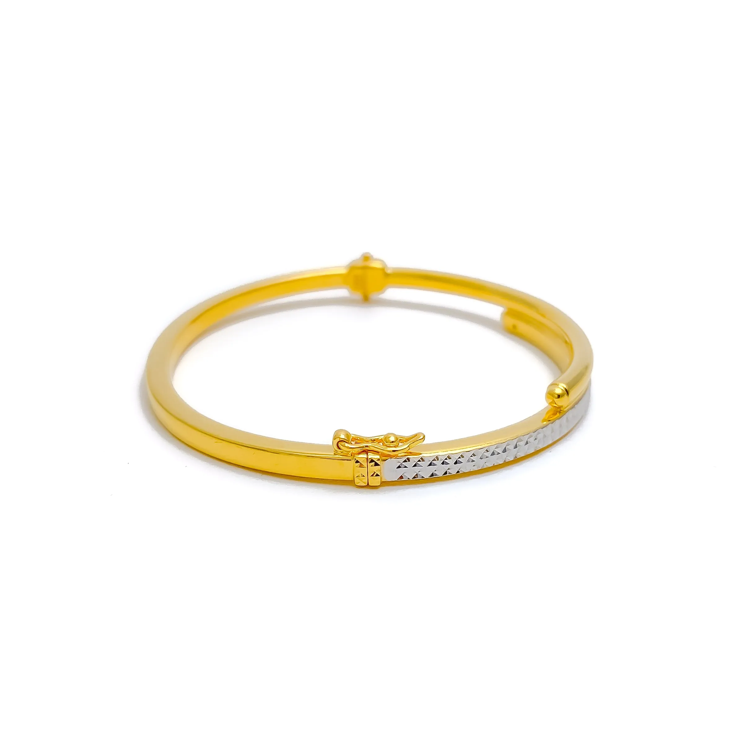Exquisite Charming 22k Gold Bangle Bracelet