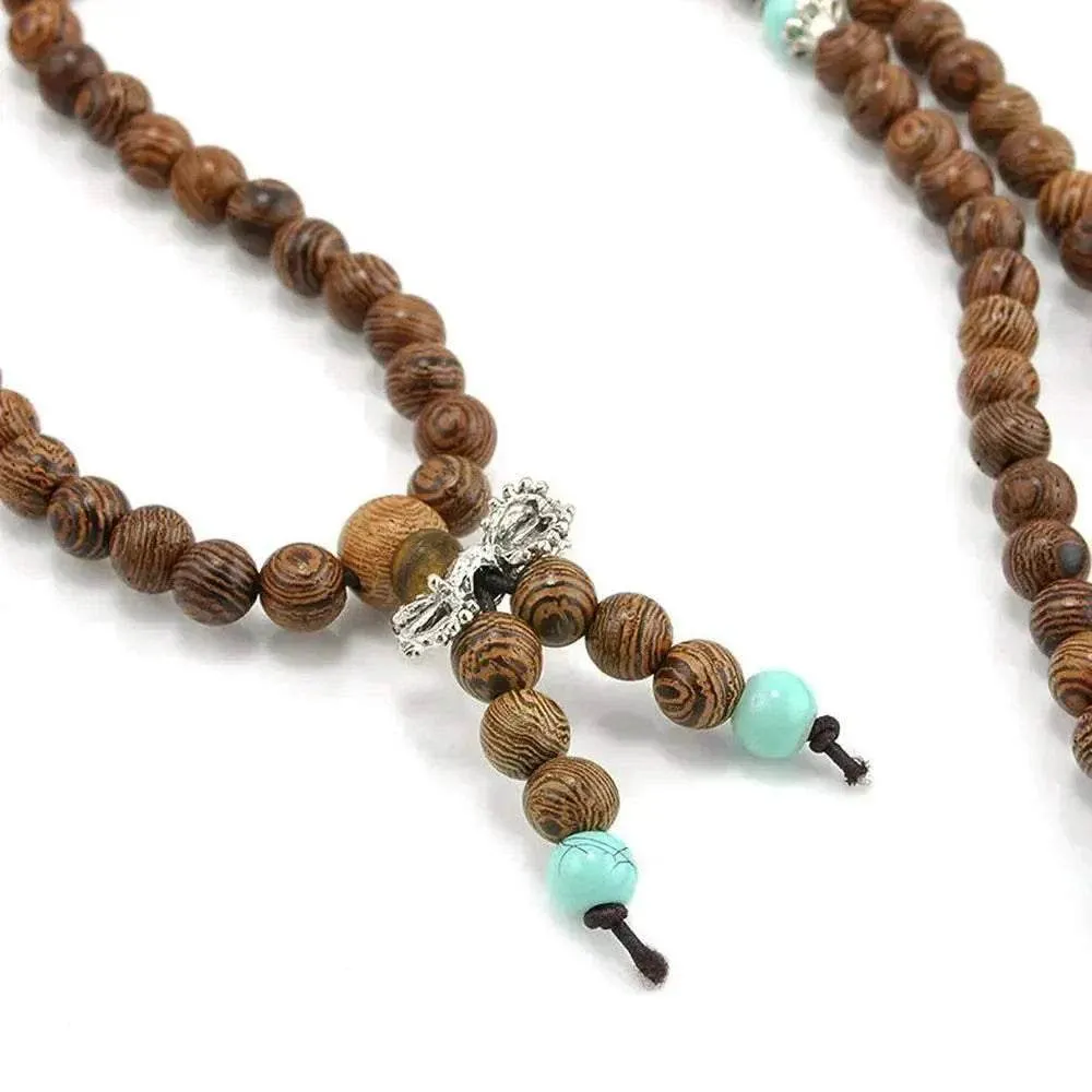 Fashion Sandalwood Buddha Meditation Prayer Bead Mala Bracelet