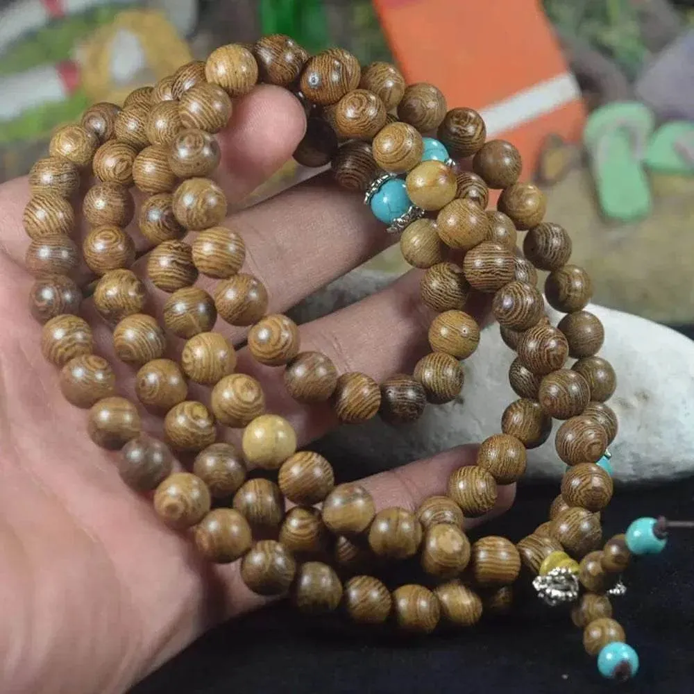 Fashion Sandalwood Buddha Meditation Prayer Bead Mala Bracelet