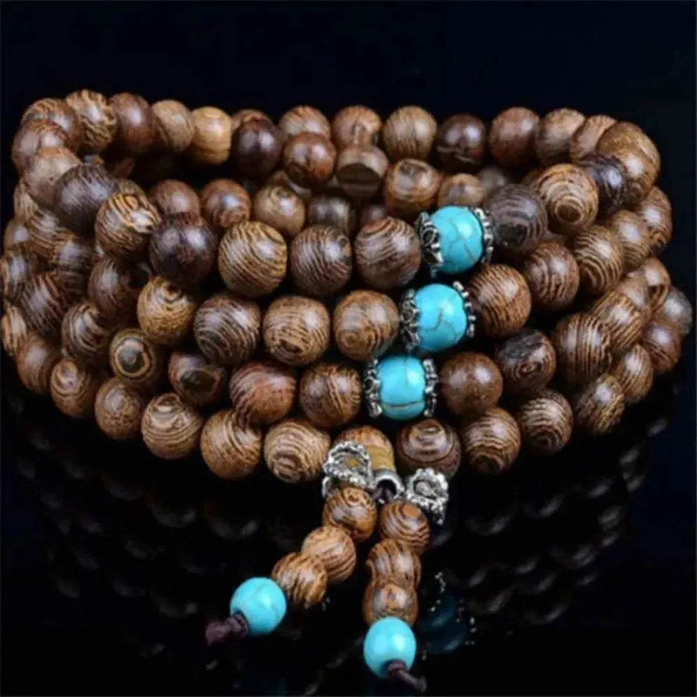Fashion Sandalwood Buddha Meditation Prayer Bead Mala Bracelet