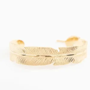 Fashionable Wrap Feather Cuff Bracelet