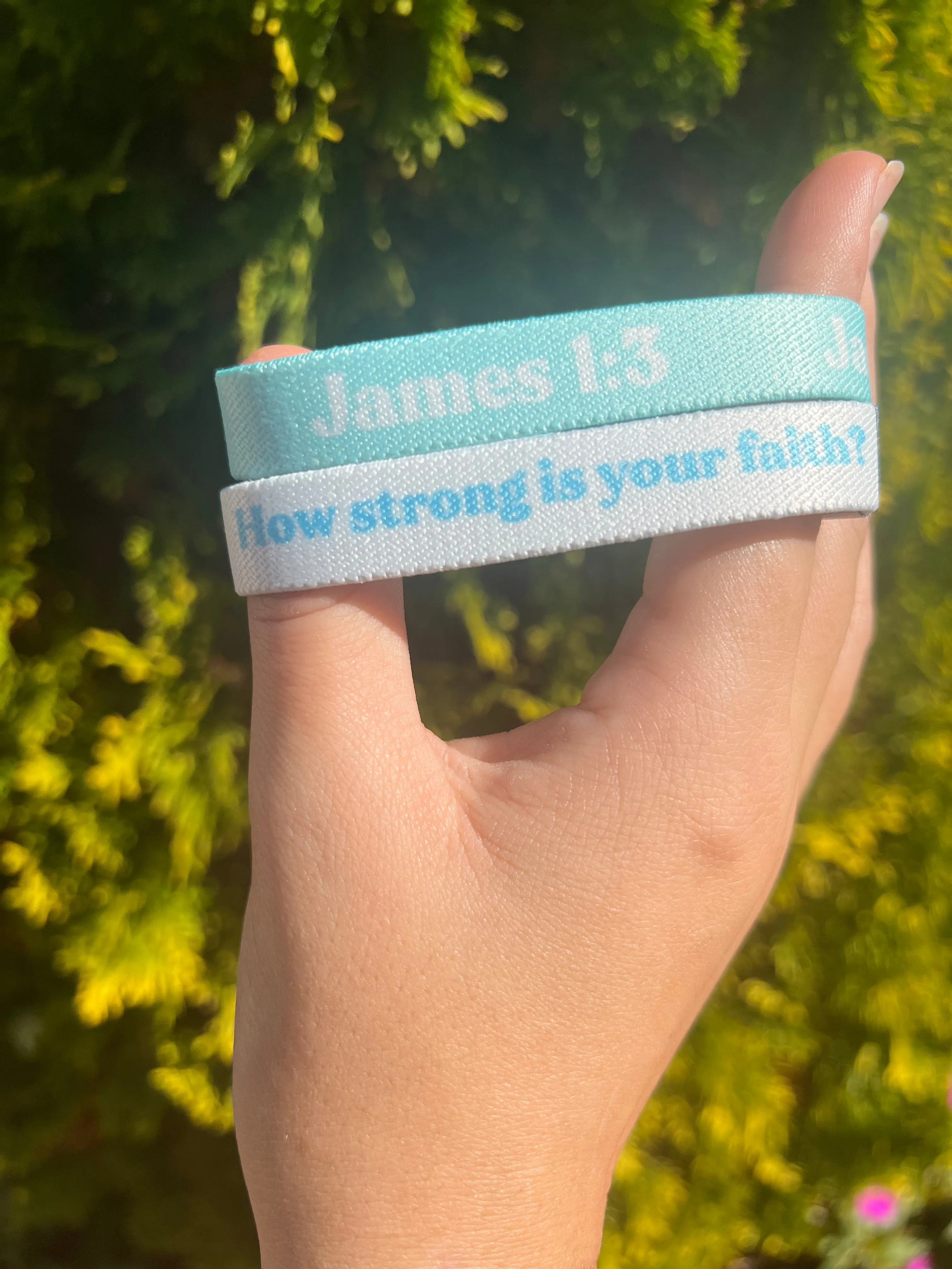 Fearlessly Faithful Elastic Bracelets