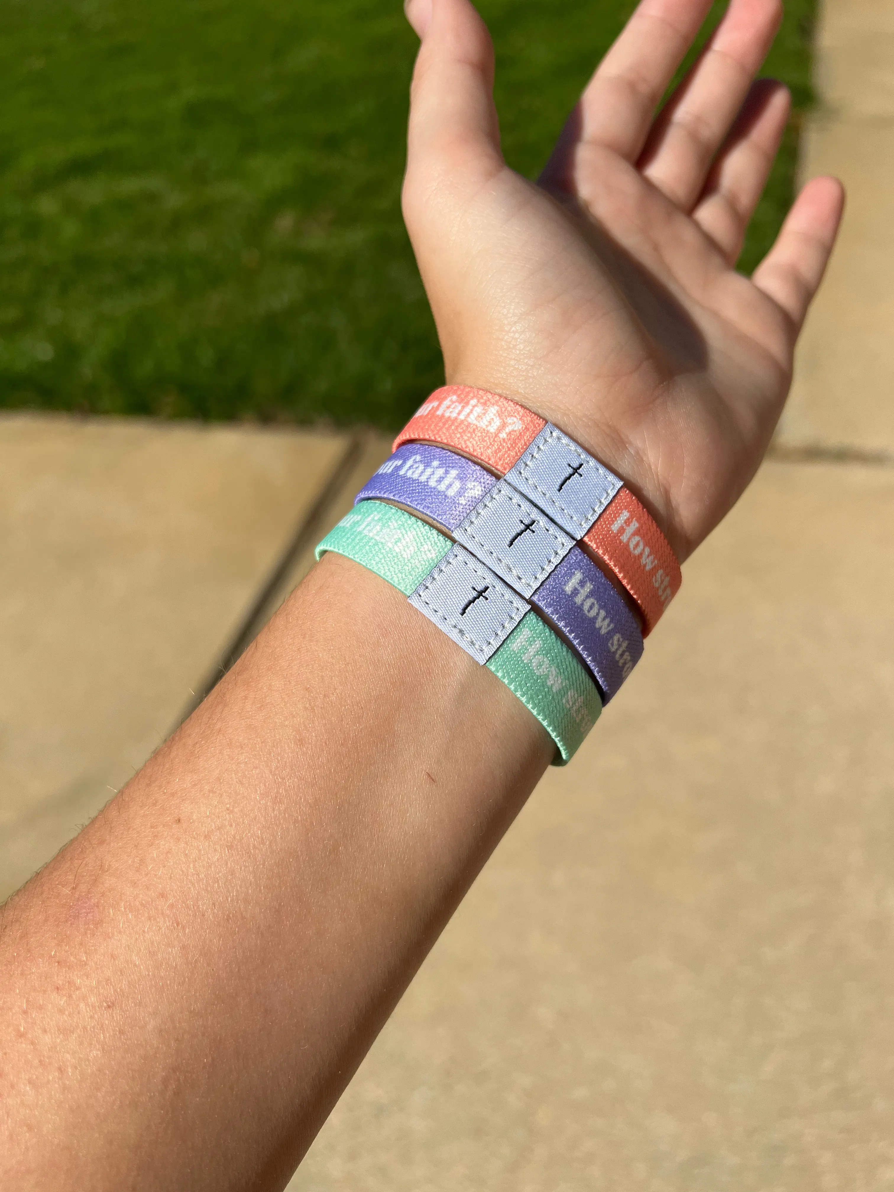 Fearlessly Faithful Elastic Bracelets