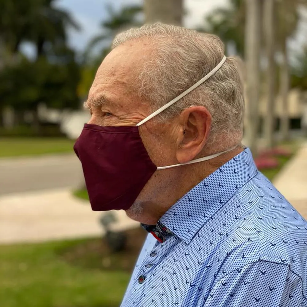 Flamingo Marsh Over-The-Head Face Mask
