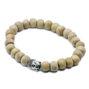 Fragrant Sandal Beads & Buddha Bangle