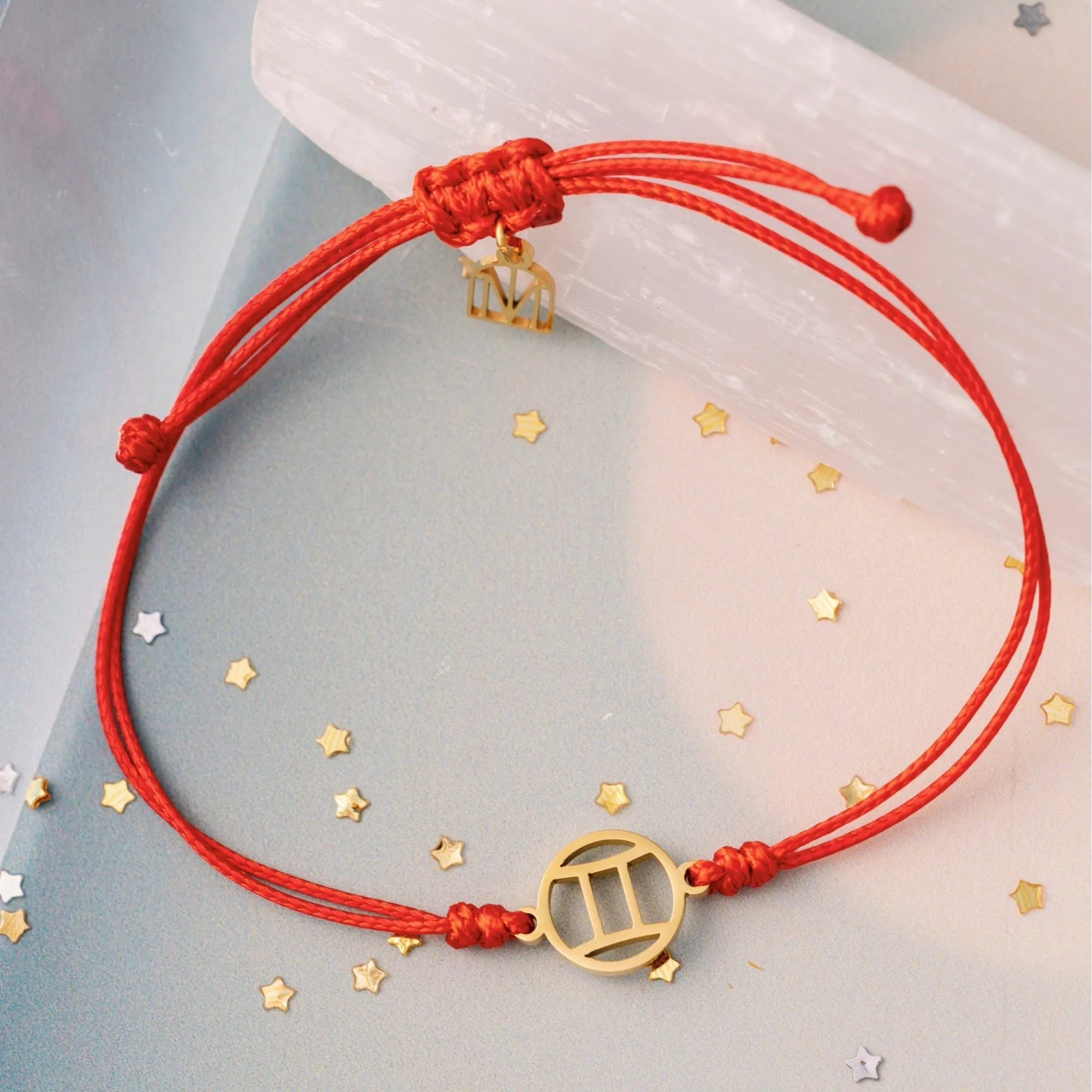 Gemini Zodiac Thread Bracelet
