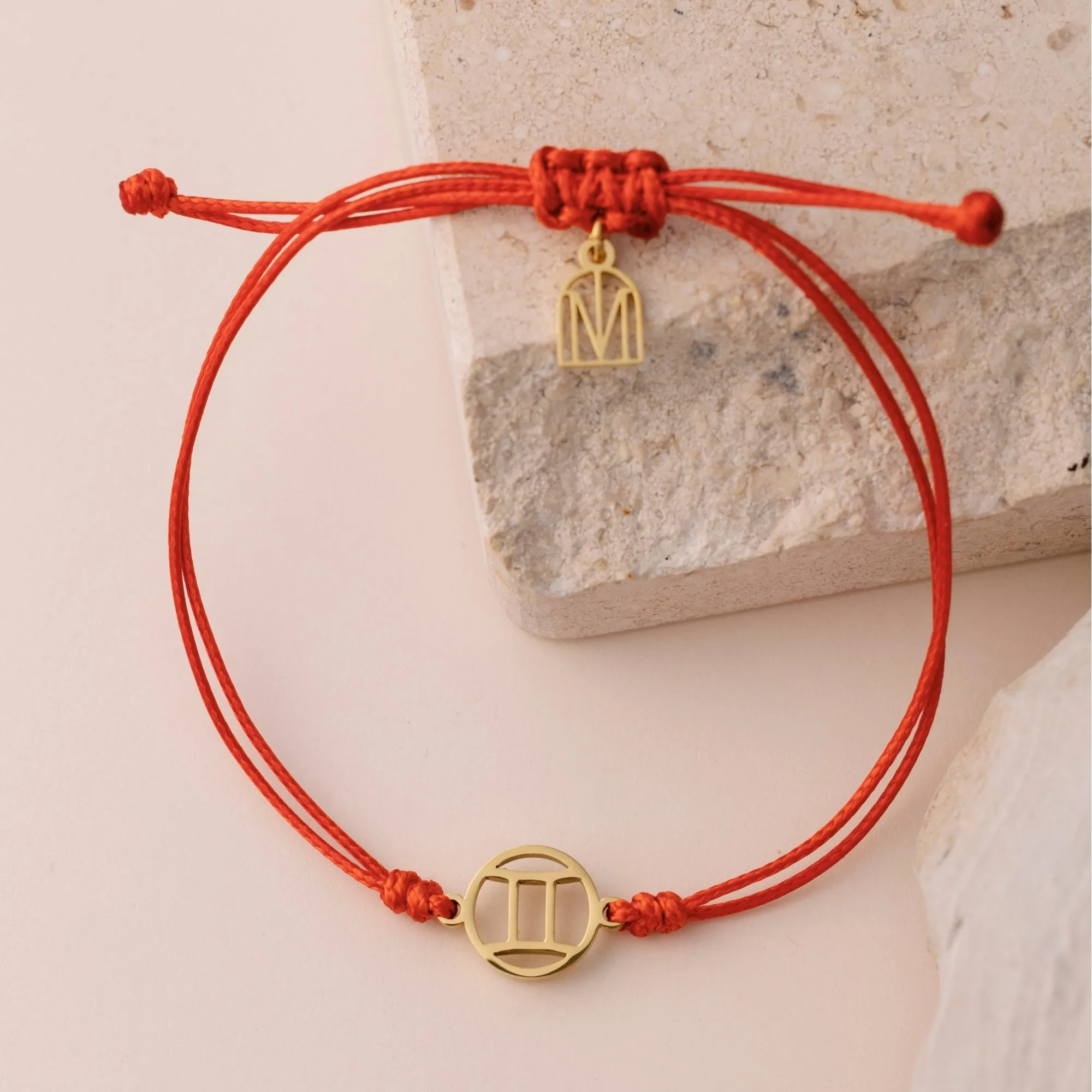 Gemini Zodiac Thread Bracelet