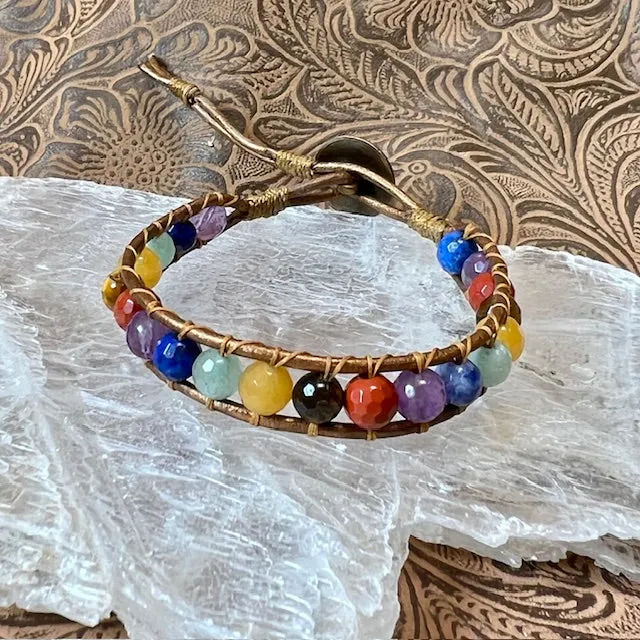 Gemstone Chakra Bracelets