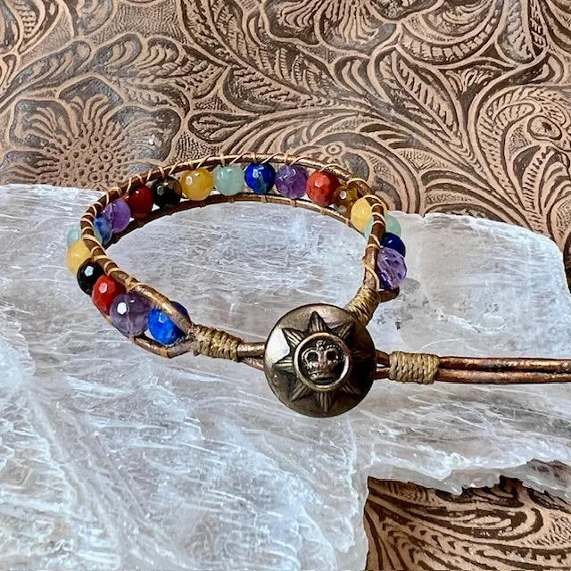 Gemstone Chakra Bracelets
