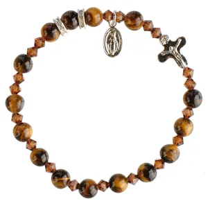 Genuine Tiger Eye Bracelet (6 mm)