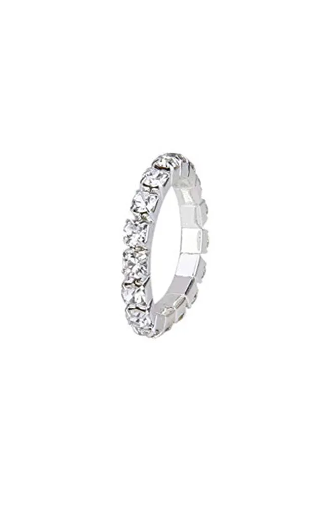 Glitter Pie Single Row Ring