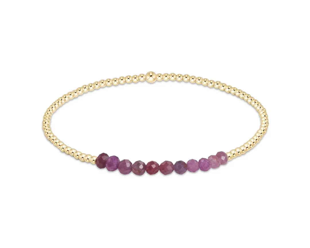 Gold Bliss 2MM Bead Bracelet