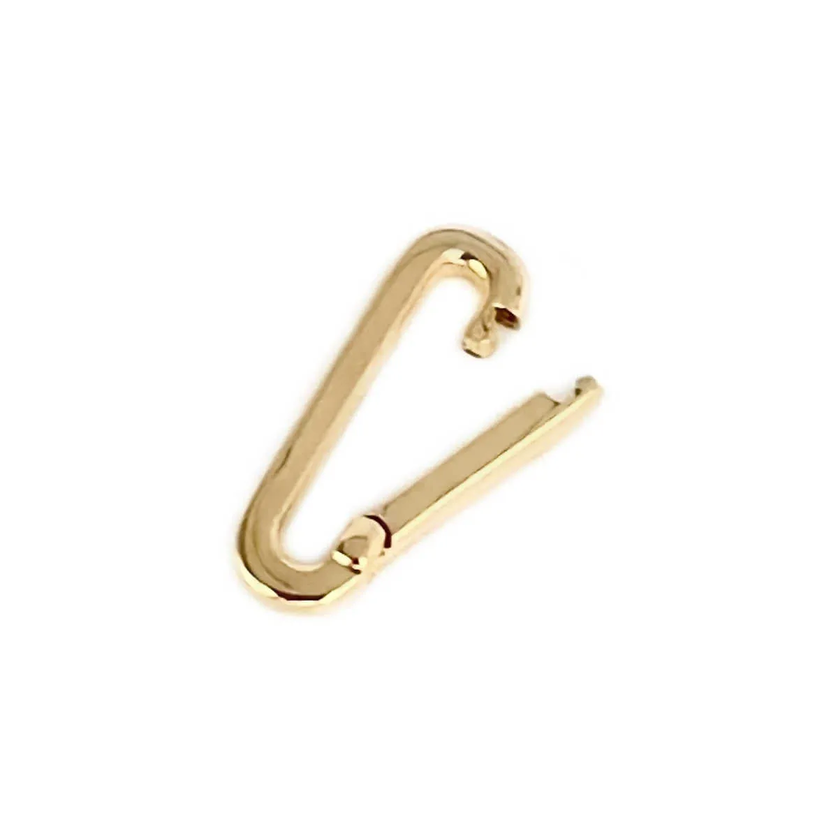Gold Charm Holder Connector Clip