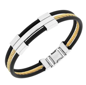 Gold Rope Double Clasp