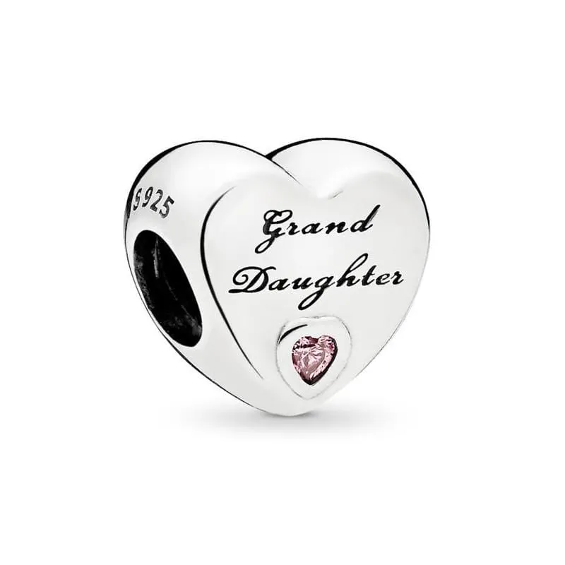 Grand Daughter Heart Charm