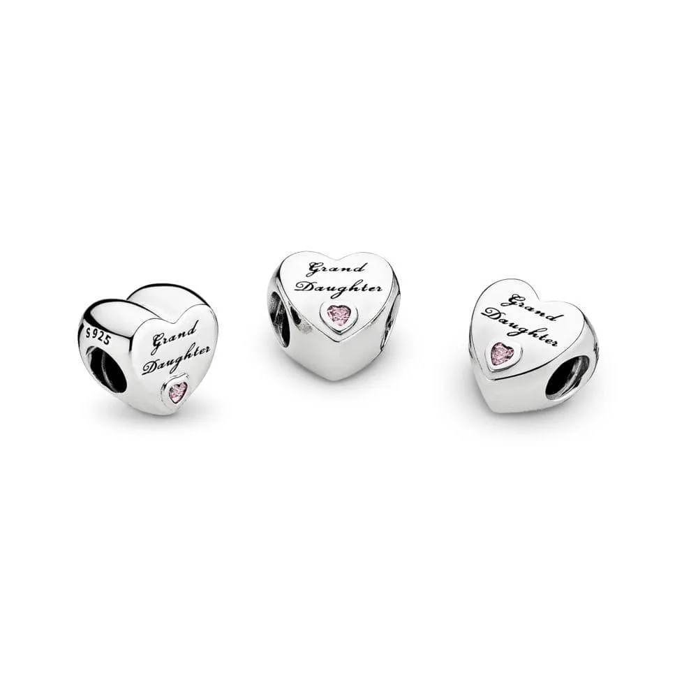 Grand Daughter Heart Charm