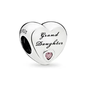 Grand Daughter Heart Charm