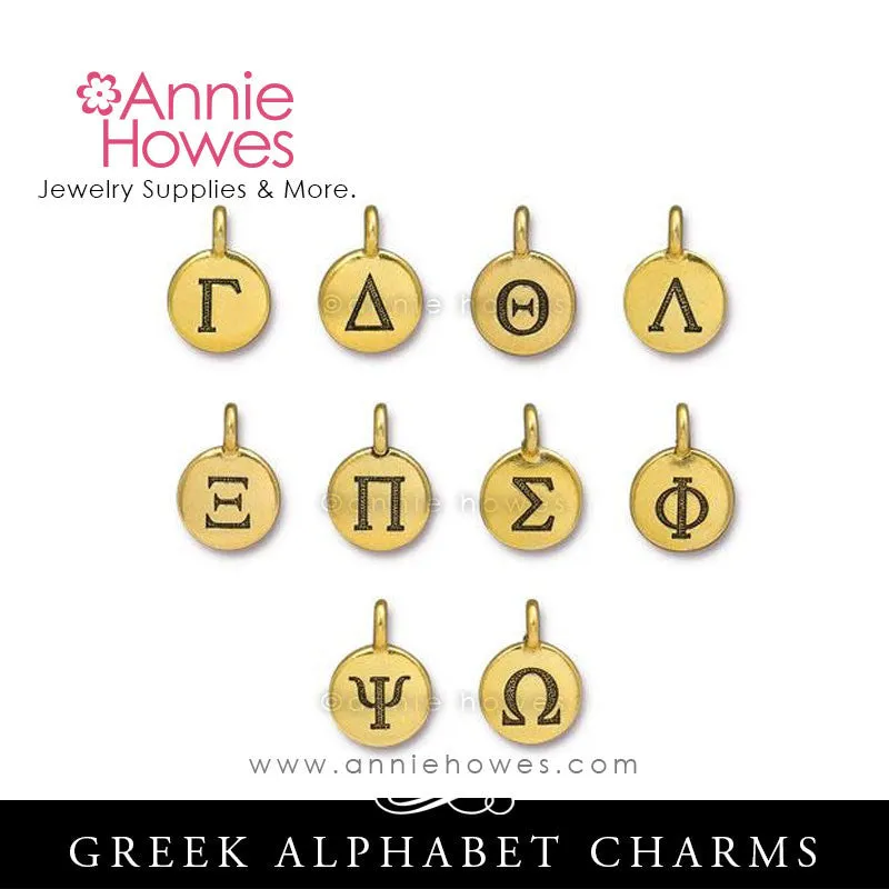 Greek Life Charms. Choose your color Silver or Gold. Sold as single.