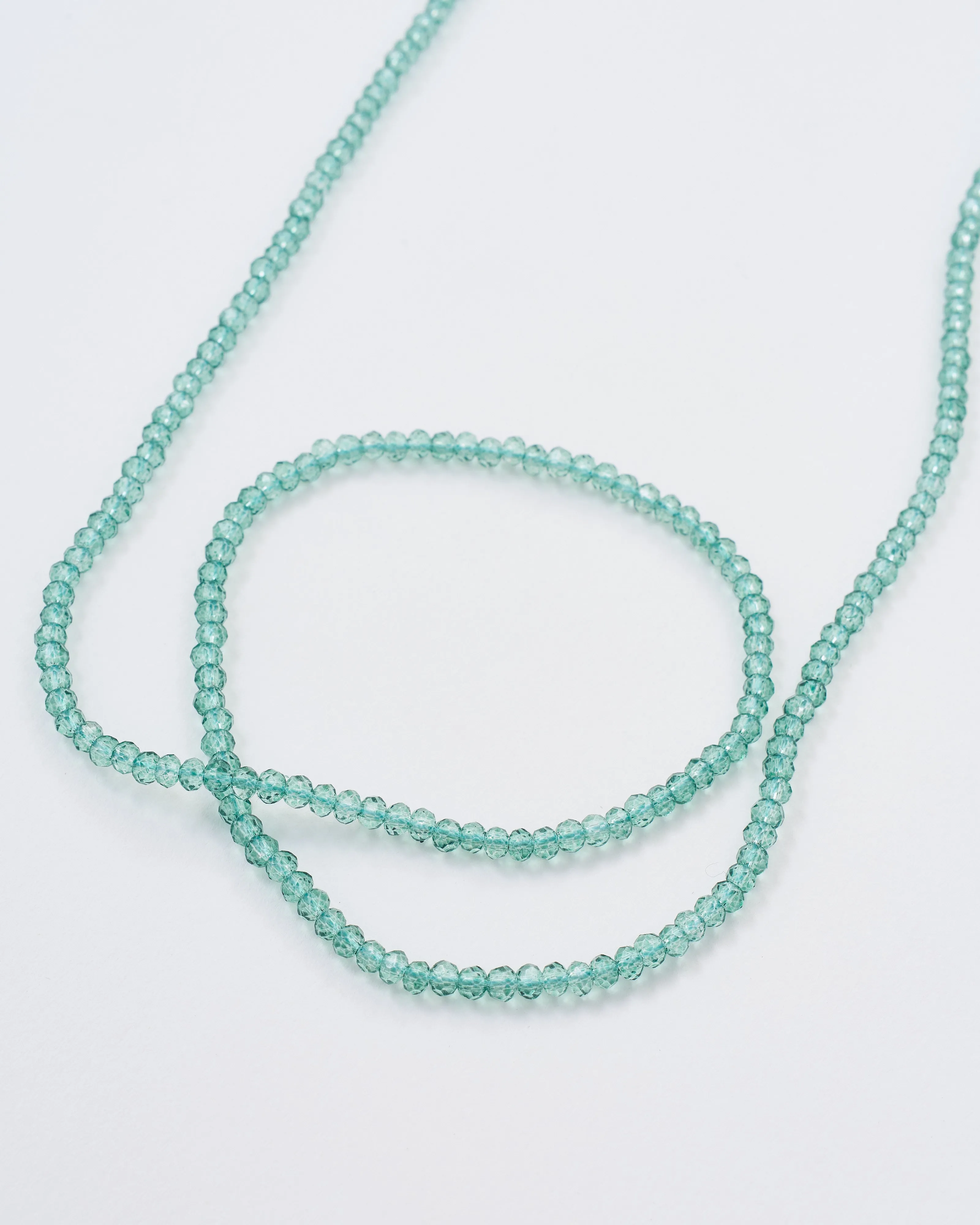green quartz wrap bracelet